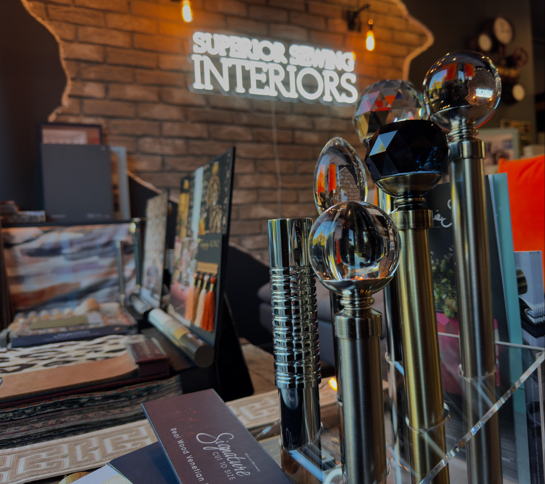 Renovated shop front signage and display window